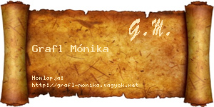Grafl Mónika névjegykártya